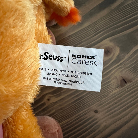Dr. Seuss Mr Brown Can Moo Plush Kohl's Cares Stuffed Animal 10” Cozycore - Picture 2 of 4
